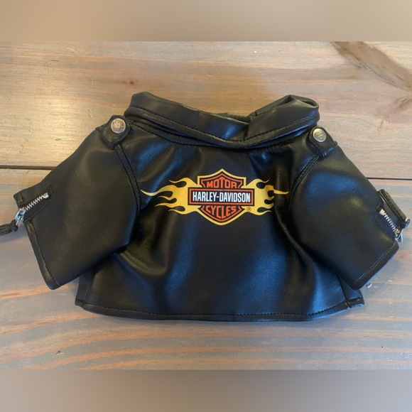 Harley-Davidson Other - Harley-Davidson Motorcycle Jacket 18” doll bear 2004 Officially licensed NEW!